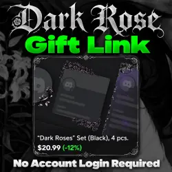 GIFT Any Dark Rose decoration without logging in to your account