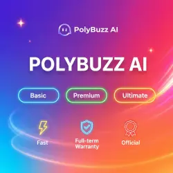 PolyBuzz AI Basic/Premium/Ultimate 1-12M | Upgrade | + Warranty