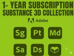 Автовыдача | Ключ для Adobe Substance 3D Collection (на 1 год)