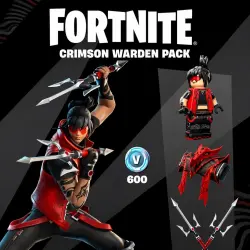 FORTNITE CRIMSON WARDEN XBOX SET