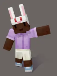 | КОД | Bunny Beanie | Шляпа с Зайчиком | JAVA & BEDROCK|