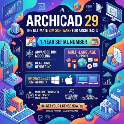 Graphisoft Archicad 29 | 1 Year License Key | Official Educational Access | Global
