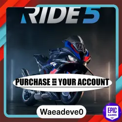 RIDE 5 - Epic games - Purchase on your account