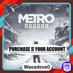 Metro Exodus Standard Edition - Epic games - Purchase on your account