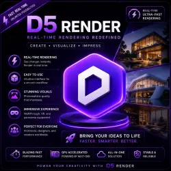 D5 Render Pro / Teams Subscription | 1 Month | Full Warranty |