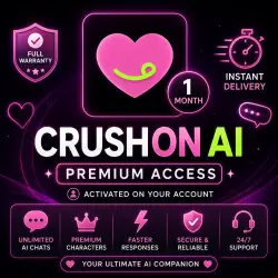 CrushOn AI Premium Access | Activated on Your Account | 1 Month | Instant Delivery | Full Warranty