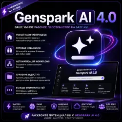 Подписка Genspark AI Plus | 10 тыс. / 21 тыс. / 125 тыс. кредитов | Премиум-аккаунт |  достав