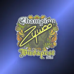 Sticker | ZywOo (Champion) | Budapest 2025