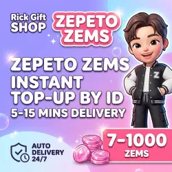 [AUTO 24/7] ZEPETO ZEMs GLOBAL Top-Up by ID