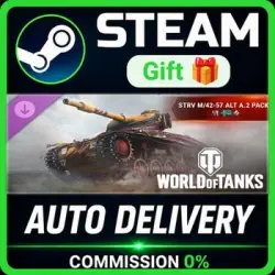 World of Tanks — Strv m/42-57 Alt A.2 Pack (Tier VI Swedish Medium Tank) Steam PC