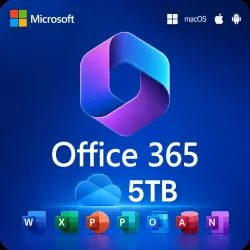 Microsoft Office 365 Premium – 5TB Cloud Storage | 1-Year