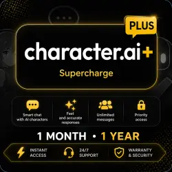 Character.AI | Plus 1 Month • 1 Year | Instant Access | 24/7 Support & Warranty