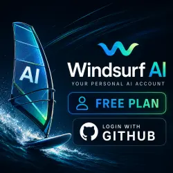 Windsurf AI | Personal Account | Free Plan | Login via Github | Auto-Issue