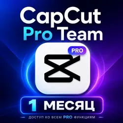 CapCut Pro Team for 1 month - access to all PRO features ( Full warranty )