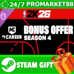 NBA 2K26 MyCAREER Season 4 Bonus Offer STEAM GIFT