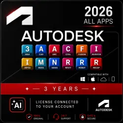 Autodesk All Apps 2024 / 2025 / 2026 / 2027 | Активация на 1, 2 или 3 года | Полный доступ