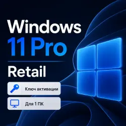 Windows 11 Pro Retail ключ активации | Для 1 ПК
