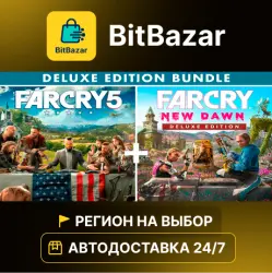Far Cry 5 Gold Edition + Far Cry New Dawn Deluxe Edition Bundle · Steam · Region of your choice!