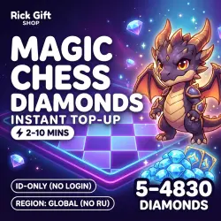 [AUTO 24/7] Magic Chess: Go Go Diamonds GLOBAL | Not RU | Top-Up by ID