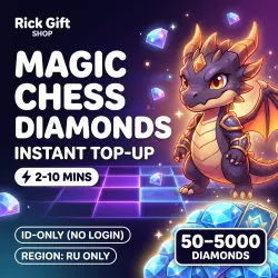 [AUTO 24/7] Magic Chess: Go Go Diamonds RU Only | Top-Up by ID