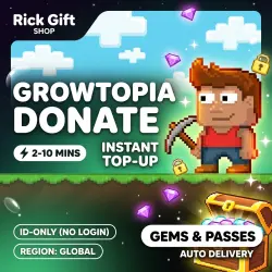 [AUTO 24/7] Growtopia Donate / Gems & Passes GLOBAL | Top-Up by ID