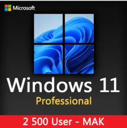 Windows 10 / 11 Pro Genuine MAK License Key | 2000 PC | Online Activation (Global)