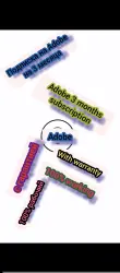 Подписка на Adobe на 3 месяца Adobe 3 months subscription