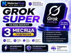 Grok Super to YOUR ACCOUNT | 3 MONTHS | Instant activation | Full access
