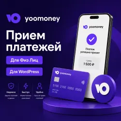 YooMoney payment plugin for WordPress for individuals.
