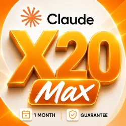 x20 MAX Claude | 1 month | to your account