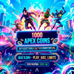 Apex Legends 1000 Apex Coins XBOX *REFILL CODE | RF + WORLDWIDE/AUTO 24/7