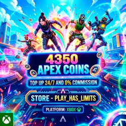 Apex Legends 4350 Apex Coins XBOX *REFILL CODE | RF + WORLDWIDE/AUTO 24/7