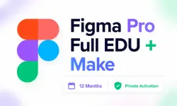 Figma Pro Full EDU + Make | 12 Months | Private Activation