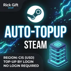 [AUTO 24/7] STEAM WALLET Top-Up CIS (USD) • Wallet Balance USD