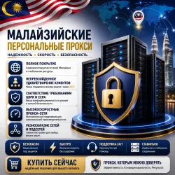 Купить личные прокси в Малайзии | Быстрые • Конфиденциальные • Выделенные