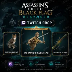 3/3 Resynced Cheetah Claw Cat Rustborne Swords Mermaid Figurehead Twitch