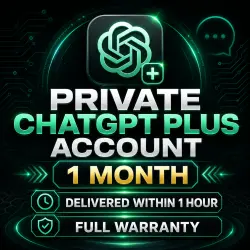 Private ChatGPT Plus Account 1 Month | Delivered Within 1 Hour | Full Warranty