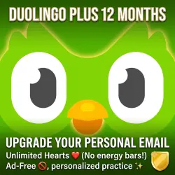 Duolingo Plus 12 Months | Upgrade Your Own Account