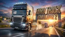 Euro Truck Simulator 2 + МНОГО ИГР ОПИСАНИЕ