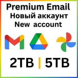 Premium Email 2TB/5TB Google Drive +Google photo