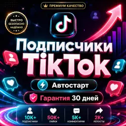 Автоматическое увеличение подписчиков TikTok