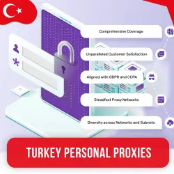 Buy Turkey Personal Proxies |  • Private • Dedicated
