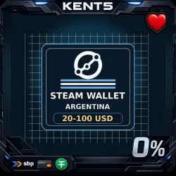 Steam Wallet Аргентина (USD) 20-100 USD [Подарочная карта]