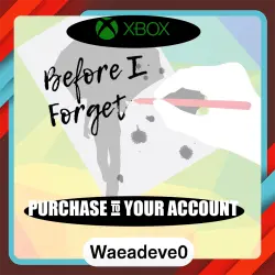 Before I Forget Xbox – Purchase for Your Account