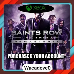 Saints Row The Third Remastered Xbox – Purchase for Your Account