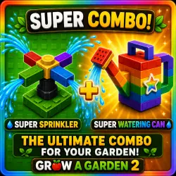 Grow A Garden 2 | Super Sprinkler + Super Watering Can Bundle | Roblox