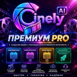 Cinely AI Premium PRO | Еженедельно • Ежемесячно • Ежегодно • .