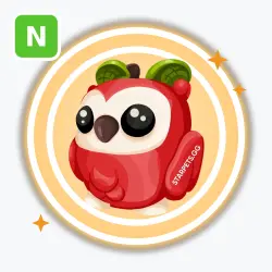 Apple Owl | Legendary, Neon | Adopt Me! — Roblox, лот №211463