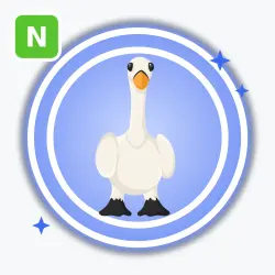 Swan | Rare, Neon | Adopt Me!
