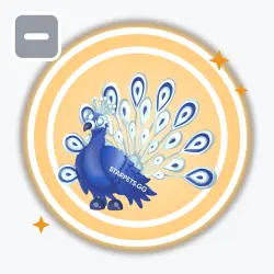 Moonbeam Peacock | Legendary, Default | Adopt Me!